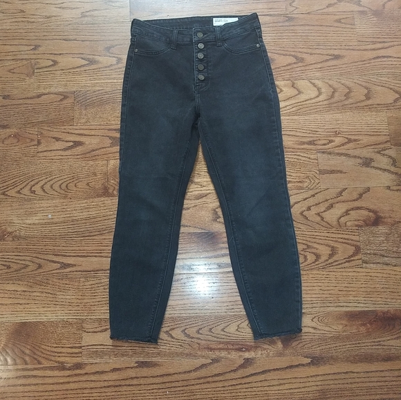 Raw Hem Exposed Button Fly Jeans | Poshmark